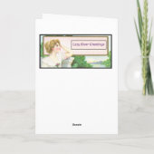 Carte Anniversaire Roses Roses Rose Violences Art fin Vi (Dos)