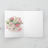 Carte Anniversaire russe, roses et lis (Intérieur)