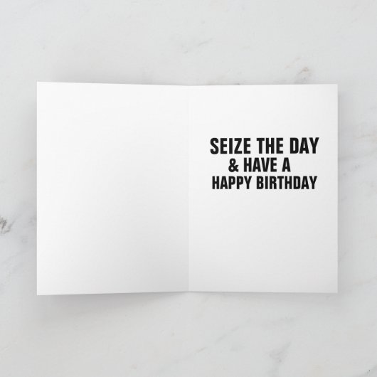 CARTE ANNIVERSAIRE SAISIR JOUR TOILETTE PAPIER HAZMAT CA (Intérieur)