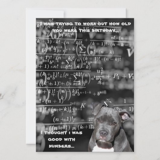 Carte Anniversaire sarcastique (Devant)