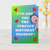 Carte Anniversaire Saucy (Fleur jaune)