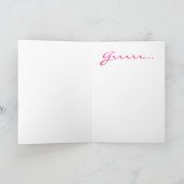 Carte Anniversaire sauvage (Intérieur)