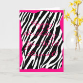 Carte Anniversaire sauvage (Fleur jaune)