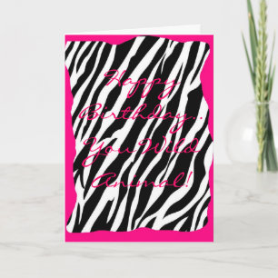 Carte Anniversaire sauvage