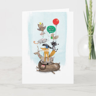 Carte Anniversaire sauvage