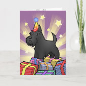Carte Anniversaire Scottish Terrier (Devant)