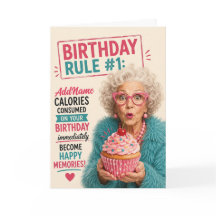 Anniversaire Senior Sassy - Ajouter un nom