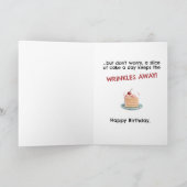 Carte Anniversaire Senior Sassy - Ajouter un nom (Intérieur)