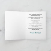 Carte Anniversaire Senior Sassy - Ajouter un nom (Intérieur)