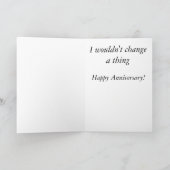 Carte Anniversaire - Si j'ai eu à le faire encore une fo (Intérieur)