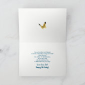 Carte Anniversaire - Soeur - Bouquet de fleurs (Intérieur)