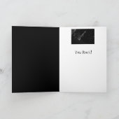 Carte Anniversaire Soeur en beaux-arts Fun You Rock Musi (Intérieur)