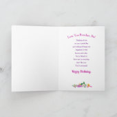 Carte Anniversaire, Soeur, Fleurs dans la boîte à fenêtr (Intérieur)