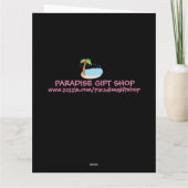 CARTE ANNIVERSAIRE SŒUR GÂTEAU (TRES GRANDE TAILLE (Dos)