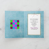 Carte Anniversaire, Soeur, Paroi pendante (Intérieur)