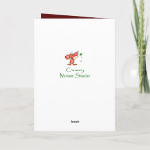 Carte Anniversaire Soeur Ukrainienne Folk Embroderie Eth (Dos)