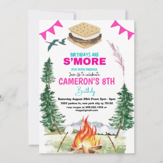 Carte Anniversaire Sont S'more Amusants Différentes cart (Devant)