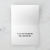 CARTE ANNIVERSAIRE SOUHAITE À MA SOEUR DOUCE (Intérieur)