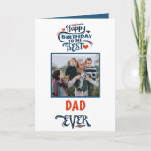 Carte Anniversaire Souhaite à meilleur papa jamais (Devant)