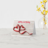 CARTE ANNIVERSAIRE SOUHAITE "REMPLIE D'AMOUR" (Fleur jaune)