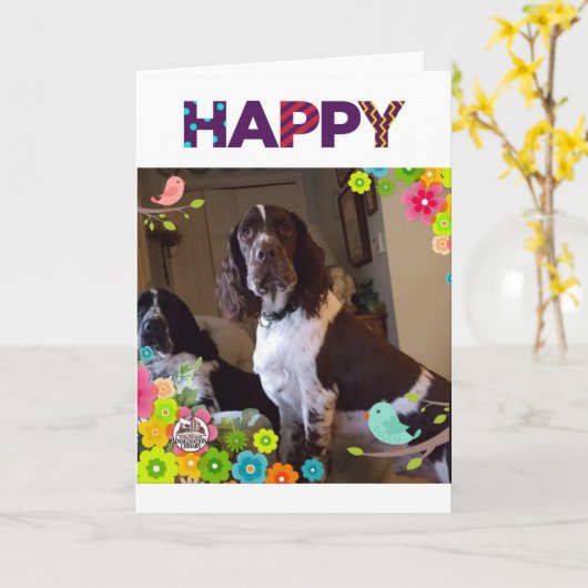 CARTE ANNIVERSAIRE SOUHAITEZ AVEC UNE **SURPRISE À L'INT (Fleur jaune)