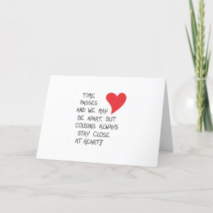 CARTE ANNIVERSAIRE SOUHAITEZ "COUSIN" & "BEST AMI" CARD