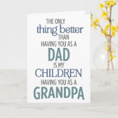CARTE ANNIVERSAIRE SOUHAITEZ POUR **BEST DAD** & **BEST (Fleur jaune)