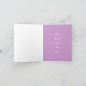 Carte Anniversaire, souhaits (Intérieur)