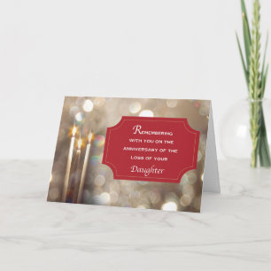 Carte Anniversaire Souvenir de la fille à Noël