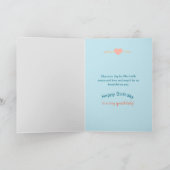 Carte Anniversaire, Spécial, Aquarelle Oiseaux & Fleurs (Intérieur)