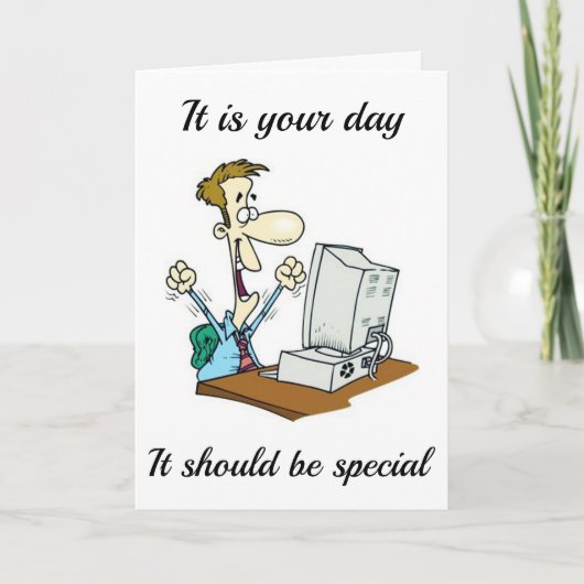 CARTE ANNIVERSAIRE SPÉCIAL *COMME VOUS* (Devant)