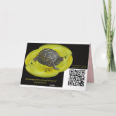 Carte Anniversaire spécial d'ami - marguerite de Gerbera (Dos)