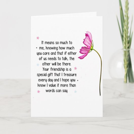 CARTE ANNIVERSAIRE SPÉCIAL POUR UN AMI TRÈS *SPÉCIAL* (Devant)