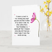 CARTE ANNIVERSAIRE SPÉCIAL POUR UN AMI TRÈS *SPÉCIAL* (Fleur jaune)