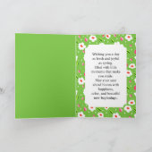 Carte Anniversaire Spring Meadow Whimsy (Intérieur)