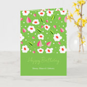 Carte Anniversaire Spring Meadow Whimsy (Fleur jaune)