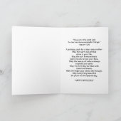 Carte Anniversaire, Step Mother, perroquet blanc dans Cr (Intérieur)