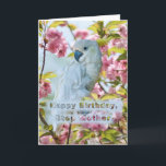 Carte Anniversaire, Step Mother, perroquet blanc dans Cr<br><div class="desc">Ce joli perroquet ou macaw blanc est assis dans un pommier de crabe en fleurs sur cette carte de voeux d'anniversaire colorée. N'hésitez pas à changer le verset intérieur pour répondre à vos besoins.</div>
