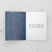 Carte Anniversaire Stick Girl avec Balloon rouge (Intérieur)