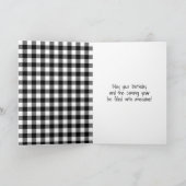 Carte Anniversaire Stick Girl avec Balloon rouge (Intérieur)