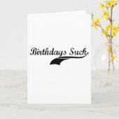 Carte Anniversaire Suck (Fleur jaune)