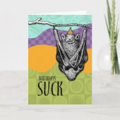 Carte Anniversaire Suck (Devant)