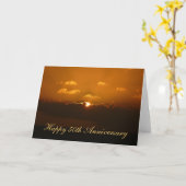 Carte Anniversaire Sun Behind Nuds (Fleur jaune)