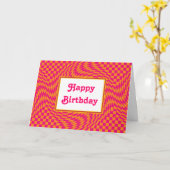 Carte Anniversaire super (Fleur jaune)