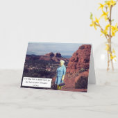 Carte Anniversaire Sur La Colline (Fleur jaune)