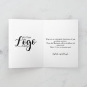 Carte Anniversaire sur votre nouvel agent immobilier (Intérieur)