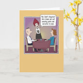 Carte Anniversaire surprenant du chef (Fleur jaune)