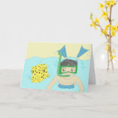 Carte Anniversaire surprise (Fleur jaune)