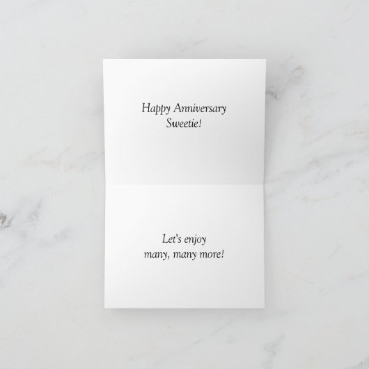 Carte Anniversaire Swans (Intérieur)