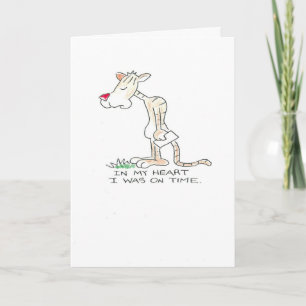 Carte anniversaire tardif du tigre